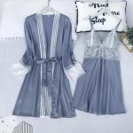 Women's Lightweight Satin Robe