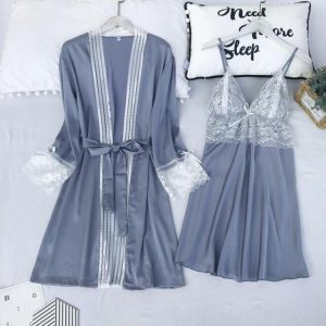 Women's Lightweight Satin Robe