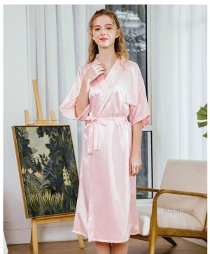 Long Satin Dress