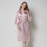 Women's Fuchsia Fleece Robe