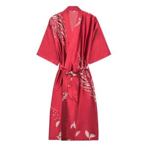 Red Satin Robe