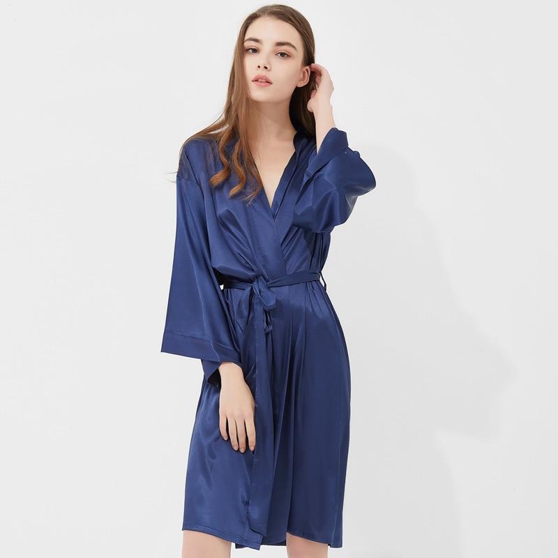Simple Satin Robe - Image 2
