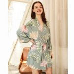 Green Satin Robe