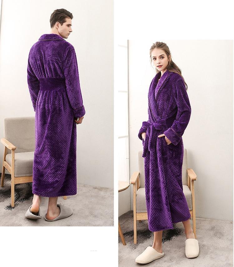 Women's Purple Bathrobe