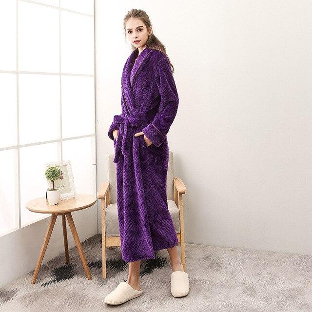 Women's Purple Bathrobe - Image 2