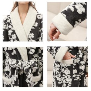 Floral Bathrobe