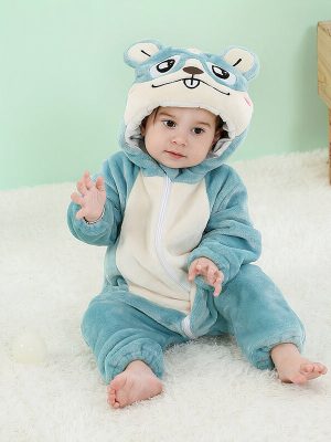 "Blue Hamster" Baby Pajamas