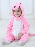 "Pink Dinosaur" Baby Pajamas