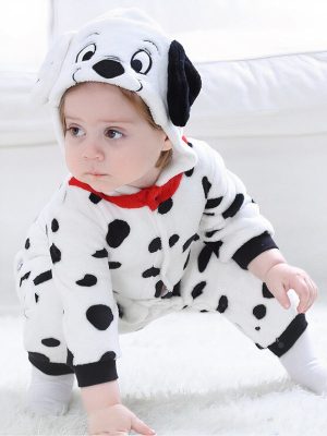"Dalmatian" Baby Pajamas