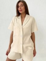 Cotton Crêpe Pajamas