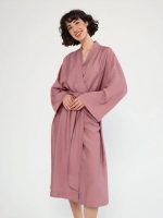 Women's "Rose" 3/4-Sleeve Dressing Gown