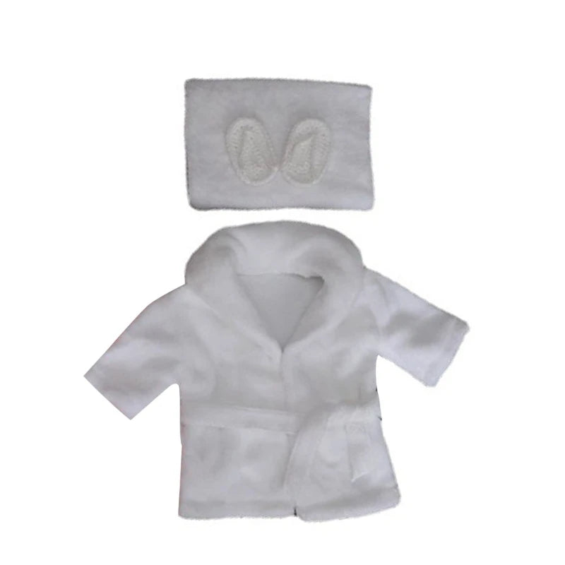 white child's bathrobe