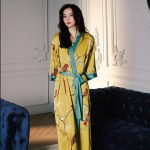 Women's summer bathrobe