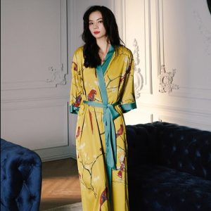 Women's summer bathrobe