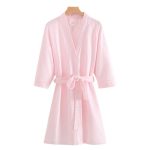 Women's Pink Bathrobe