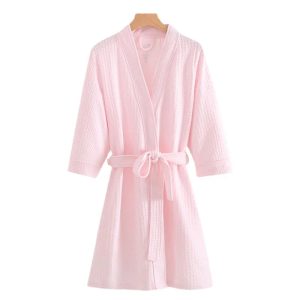 Women's Pink Bathrobe