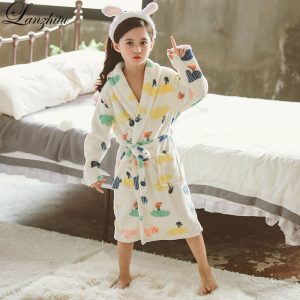 Girls' Little Birds Bathrobe