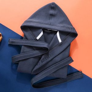 Absorbent Grey Bathrobe