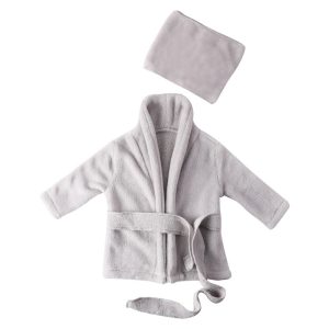 Grey Children's Bathrobe