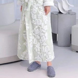 Women's Green Bathrobe