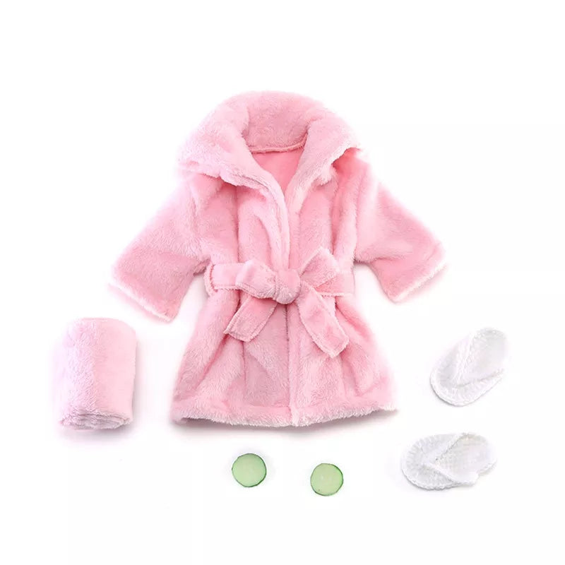 Baby Pink Bathrobe Set - Image 2