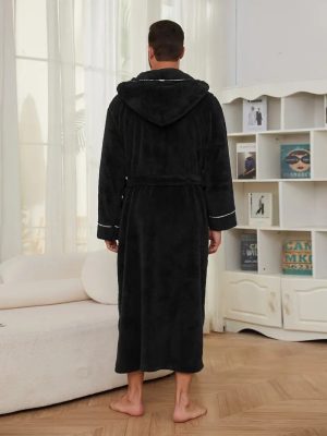 High-Quality Thick Hooded Bathrobe