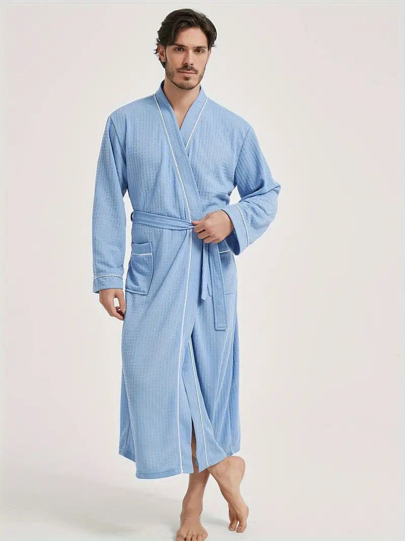 Soft Waffle-Weave Bathrobe - Image 4