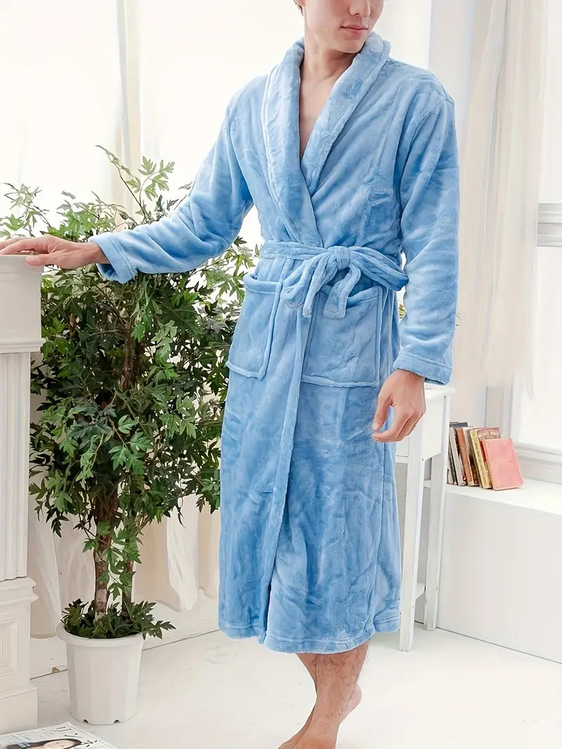 High-Quality Warm Terry Cloth Robe - Image 2