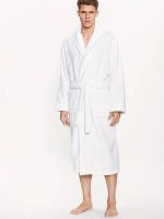 White Fleece Bathrobe