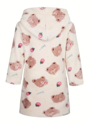 Thick Fleece Bathrobe for Children