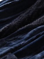 Fleece-Lined Terry Bathrobe