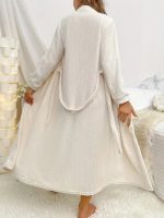 Terry Cloth Bathrobe with Belt