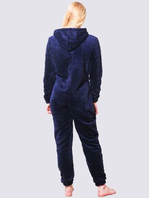 Women's "Navy Blue" Pajama Jumpsuit