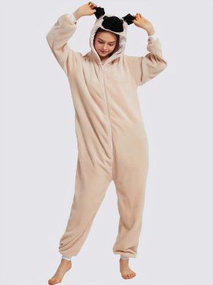Women's "Bulldog" Pajama Jumpsuit