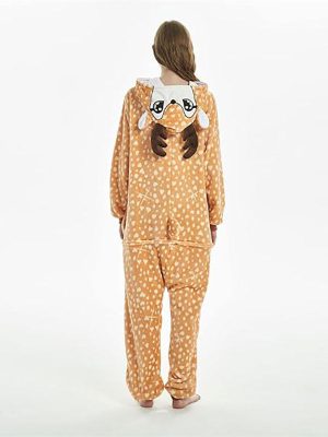 Women's "Deer" Pajama Jumpsuit