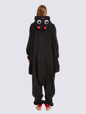 Women's "Red Bat" Pajama Onesie