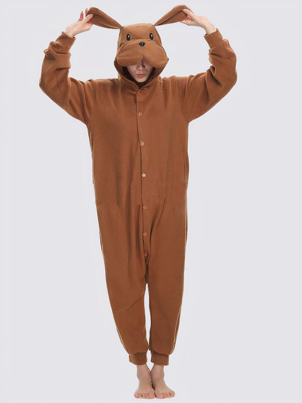 "Brown Dog" Women's Pajama Onesie