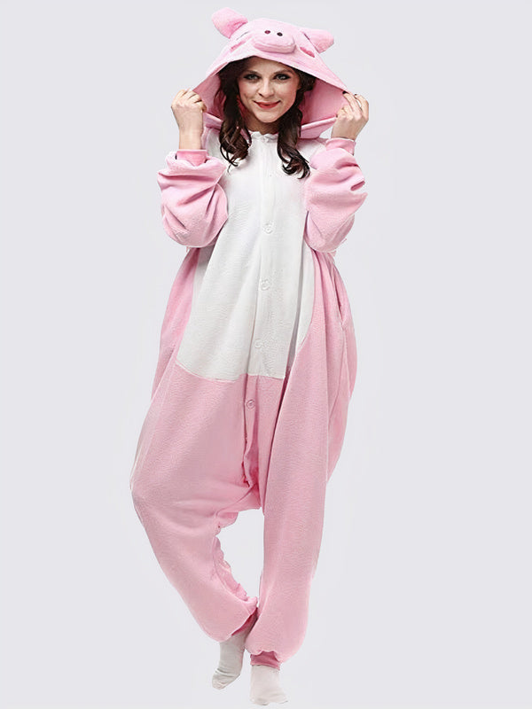 Women's "Pig" Pajama Onesie - Image 2