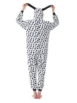 Women's "Dalmatian" Pajama Jumpsuit