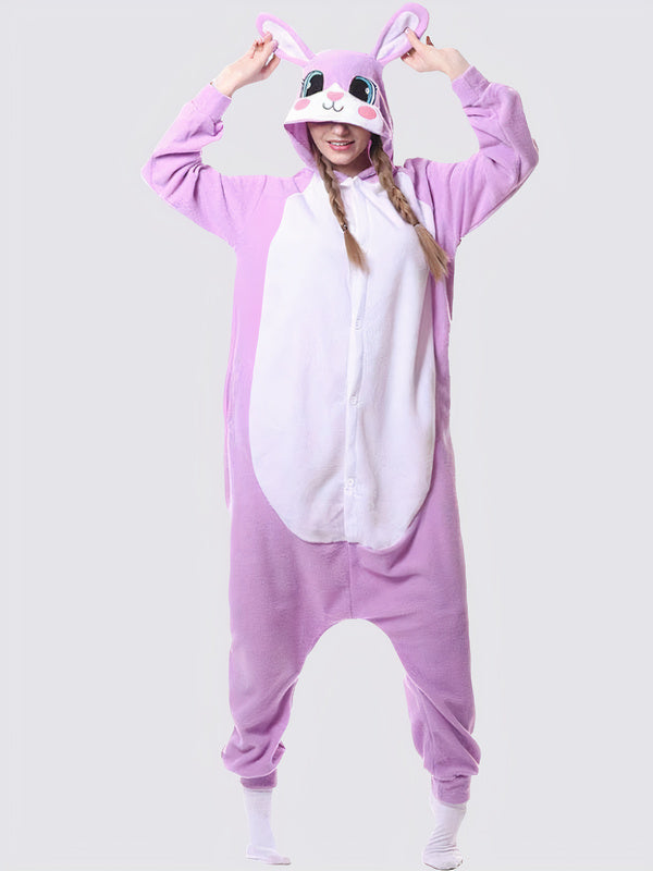 Combinaison Pyjama Pour Femme "Lapin Violet" - Image 2
