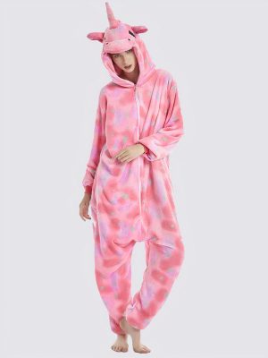 "Temma Pink Unicorn" Women's Pajama Onesie