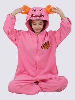 "Pink Mrs. Meeseeks" Women's Pajama Jumpsuit