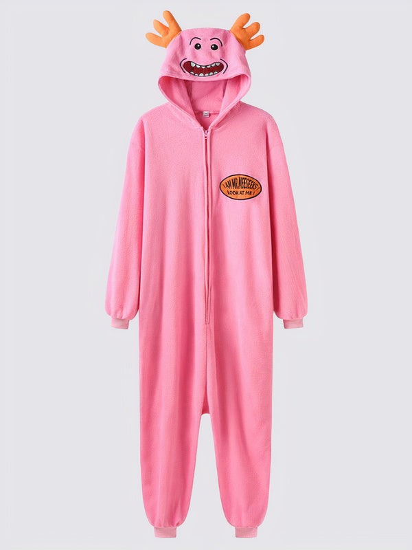 "Pink Mrs. Meeseeks" Women's Pajama Jumpsuit - Image 2
