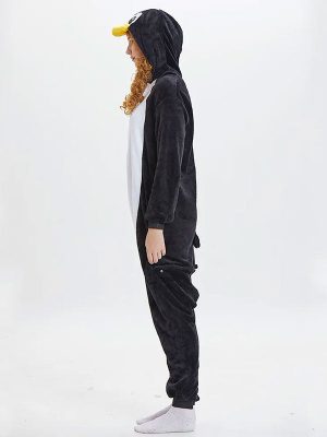 "Black Penguin" Women's Pajama Jumpsuit