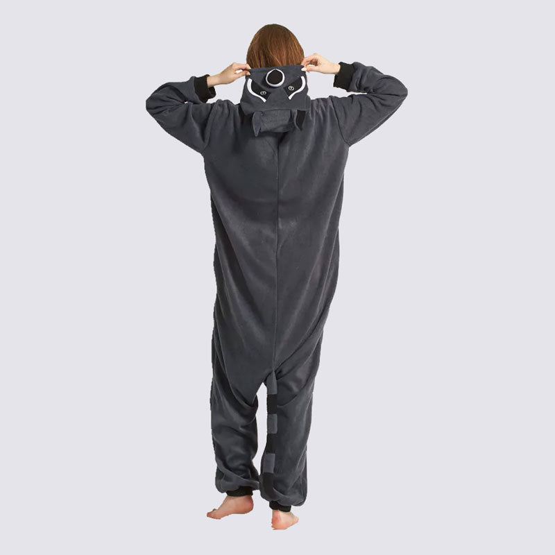 Women's "Raccoon" Pajama Jumpsuit