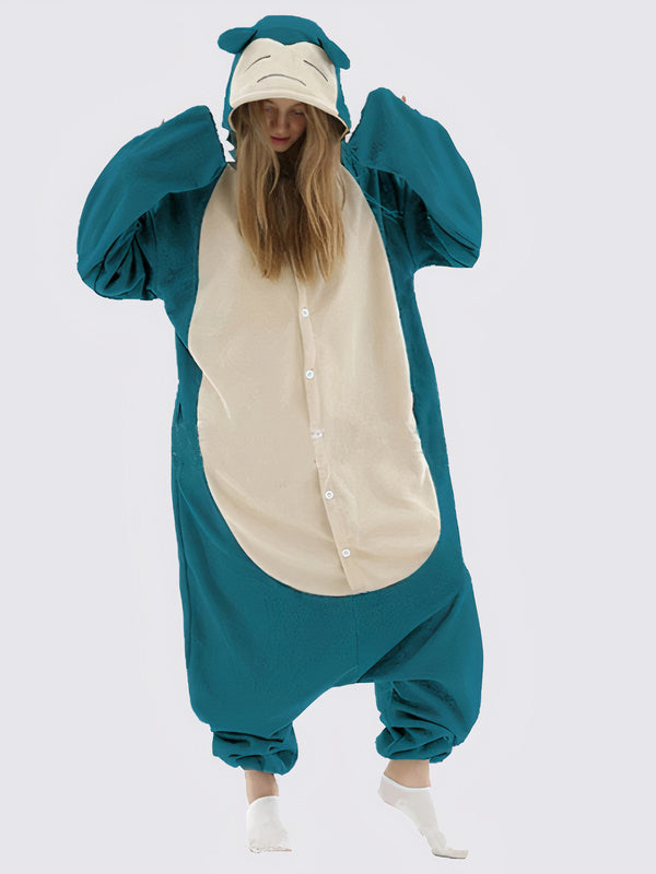Women's "Snorlax" Pajama Onesie - Image 2