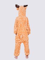 "Deer" Pajama Jumpsuit for Girls