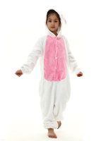 "Pink Rabbit" Pajama Jumpsuit for Girls
