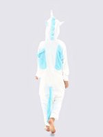 "Blue Unicorn" Pajama Jumpsuit for Girls