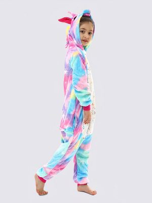 "Magical Unicorn" Girls' Pajama Jumpsuit